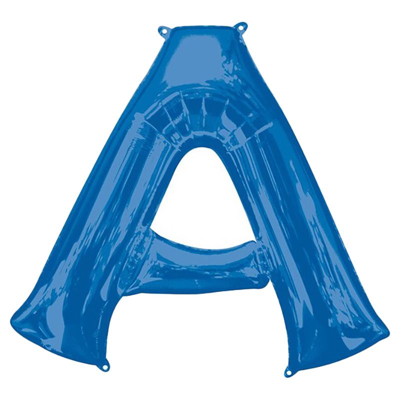 Amscan - 16" Blue Letter A Balloon