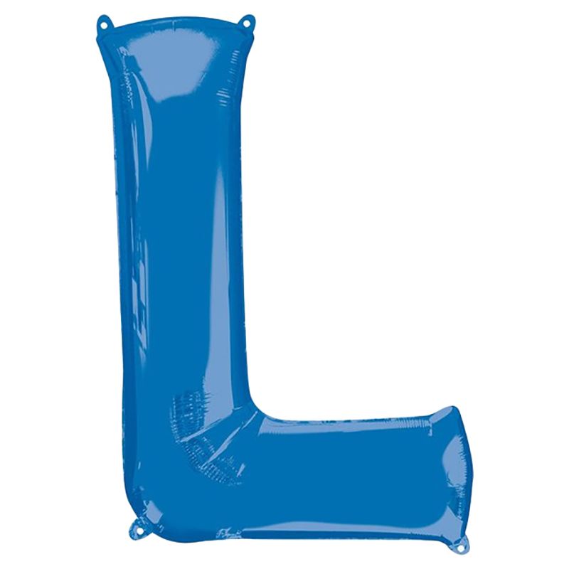 Amscan - 16" Blue Letter L Balloon