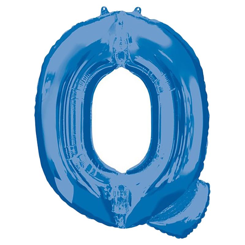 Amscan - 16" Blue Letter Q Balloon