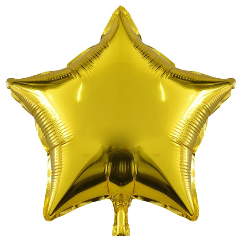 Amscan - Star Foil Balloon - 19 Inch - Gold