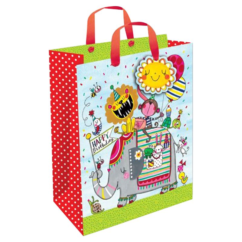 Rachel Ellen Designs - Gift Bag - Elephant & Animals