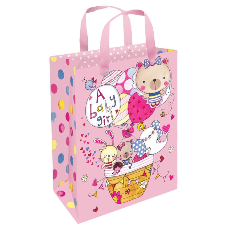 Rachel Ellen Designs - Gift Bag - Baby Girl - Pink