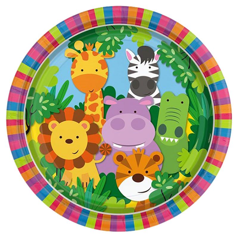 Party Camel - Jungle Friends Plates - 8pcs