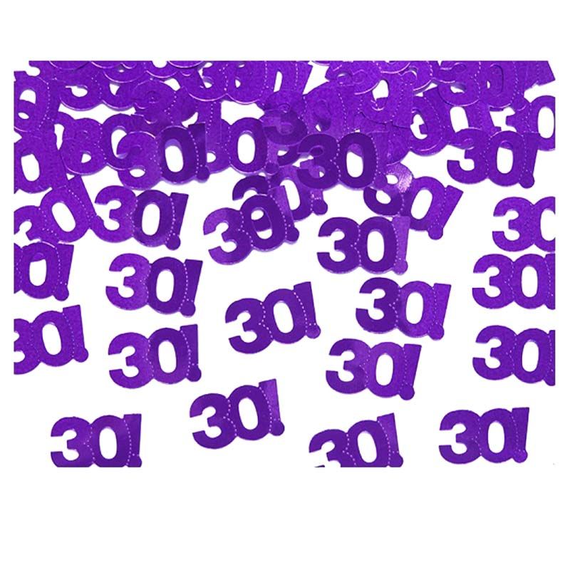 Party Deco - Metallic Confetti Number 30