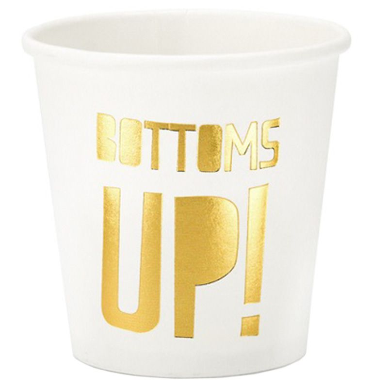 Party Deco - Lets Celebrate Bottoms Up Cups