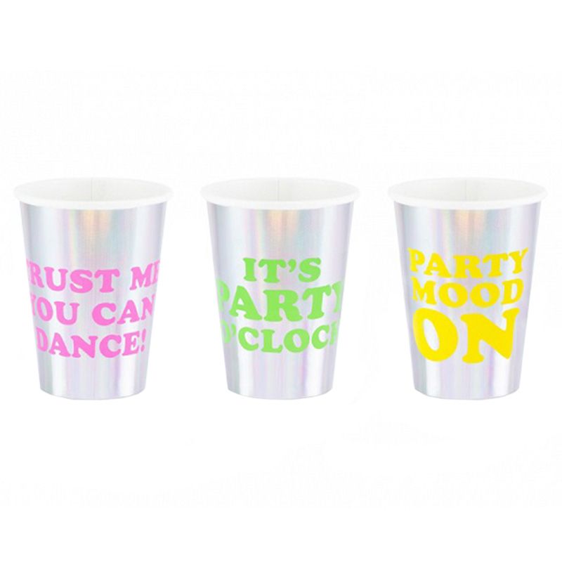 Party Deco - Holographic Cups