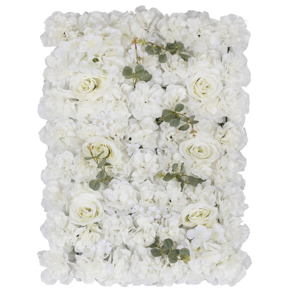 Ginger Ray - Flower Wall Backdrop Tile - White Rose