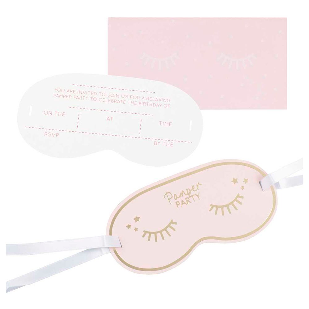 Ginger Ray - Eye Mask Shaped Invitation