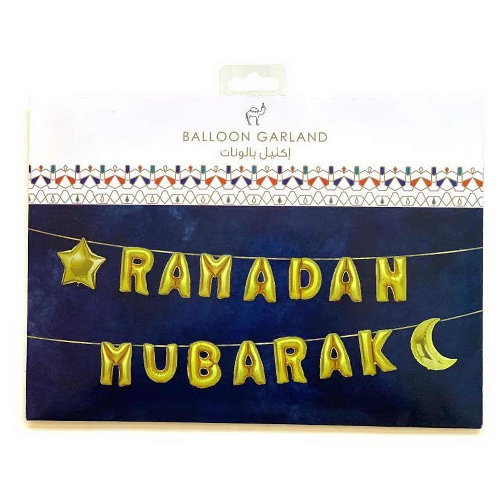 Party Camel Ramadan Mubarak Balloon Garland