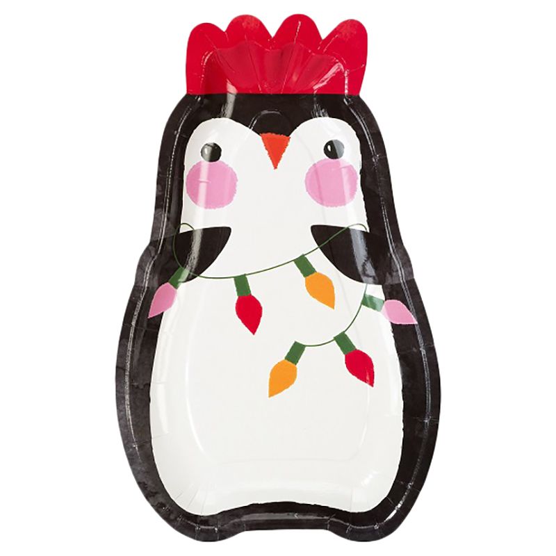 Talking Tables - Penguin Parade Shaped Plate