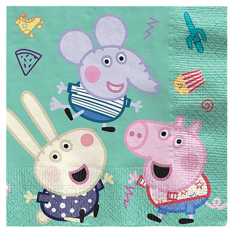 Party Camel - Peppa Pig Messy Play Napkins - 20pcs