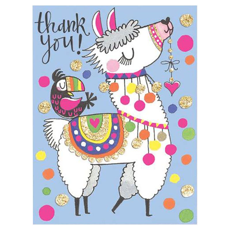 Rachel Ellen Designs - Thank You Llama Card