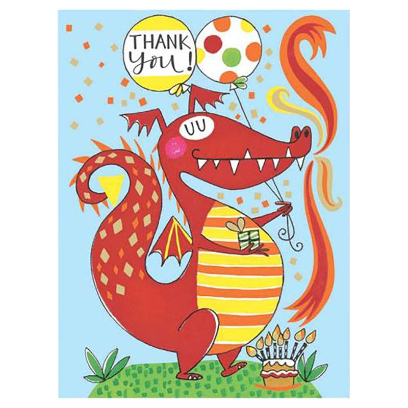 Rachel Ellen Designs - Thank You Dragon Card