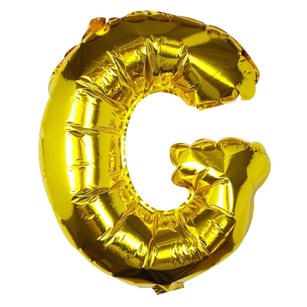 Ginger Ray - Gold Foil Letter G Balloon Pick & Mix