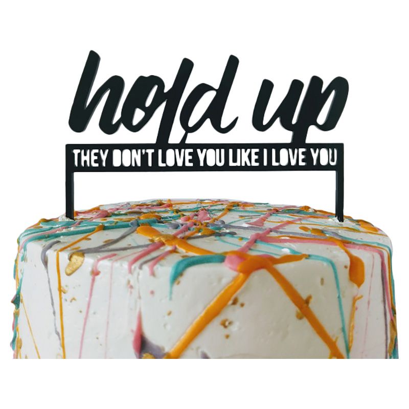 Slice Cake Toppers - Love You Like I Do Cake Topper