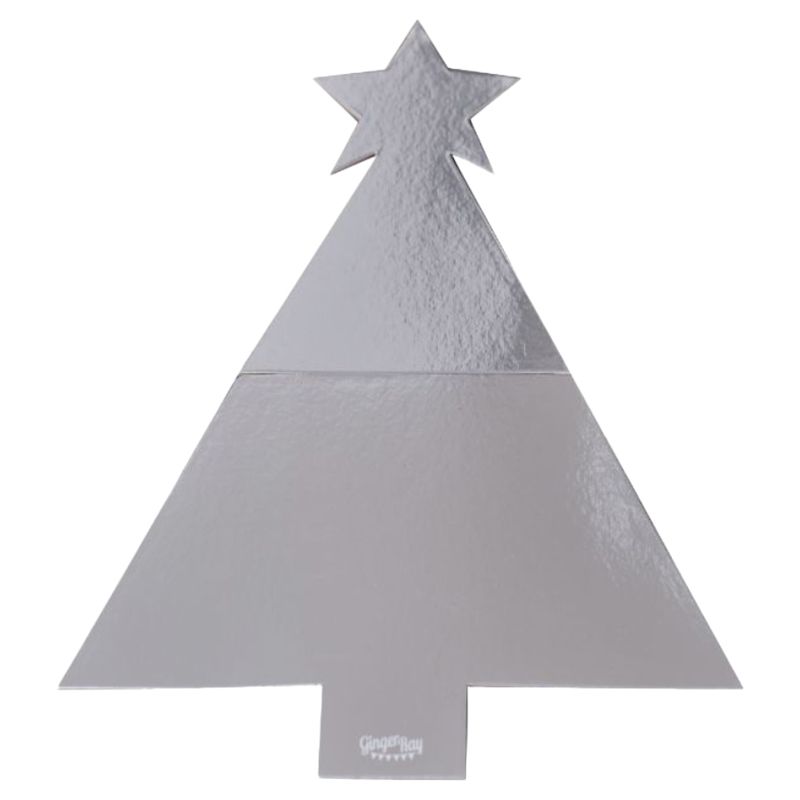 Ginger Ray - Silver Foiled Tree Shaped Grazing Board