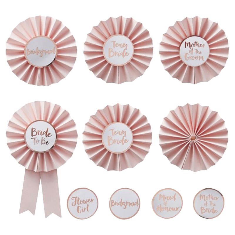 Ginger Ray - Team Bride Badges Kit