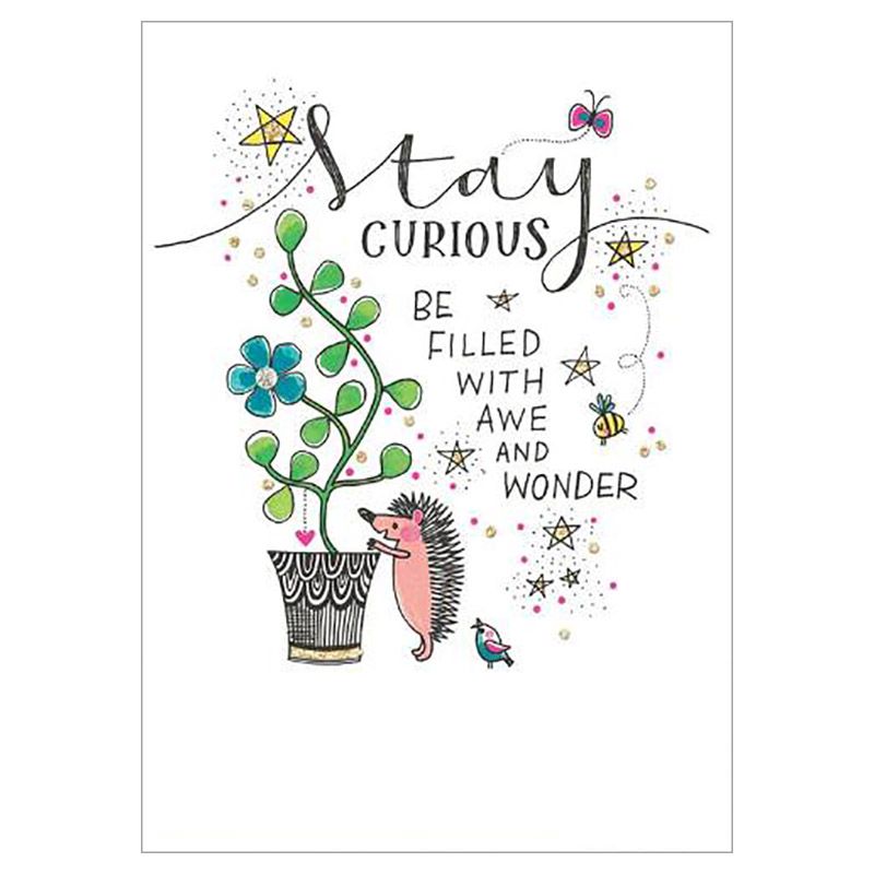 Rachel Ellen Designs - TLC Stay Curious Card