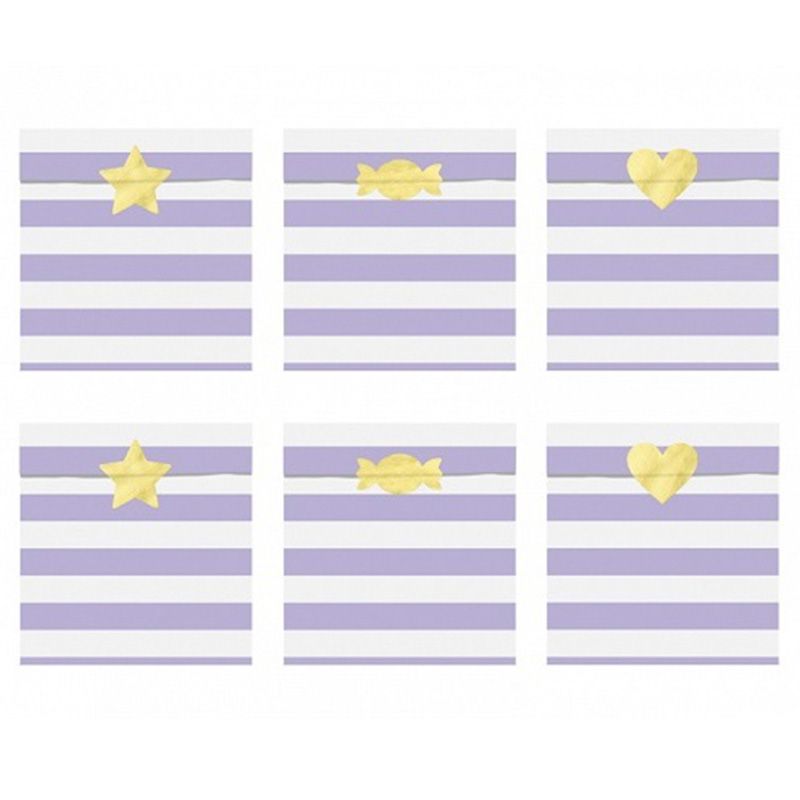 Party Deco - Yummy Treat Bags - Light Lilac