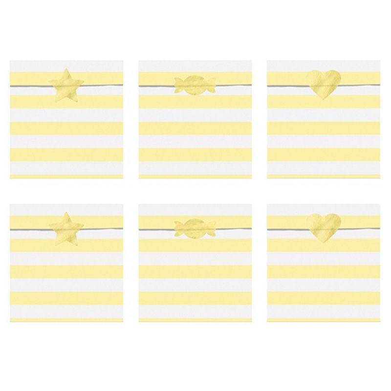 Party Deco - Yummy Treat Bags - Light Yellow