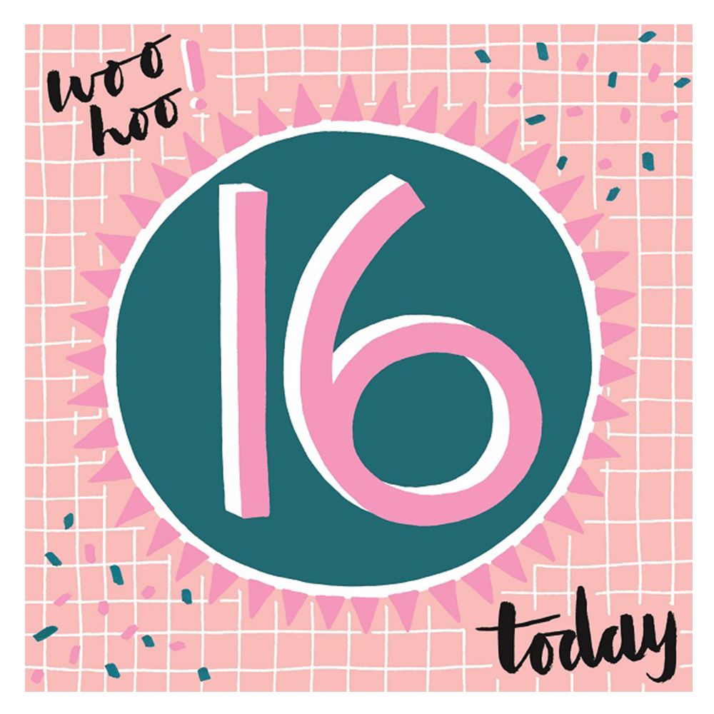 Rachel Ellen - Woo Hoo! 16 Today Greeting Card