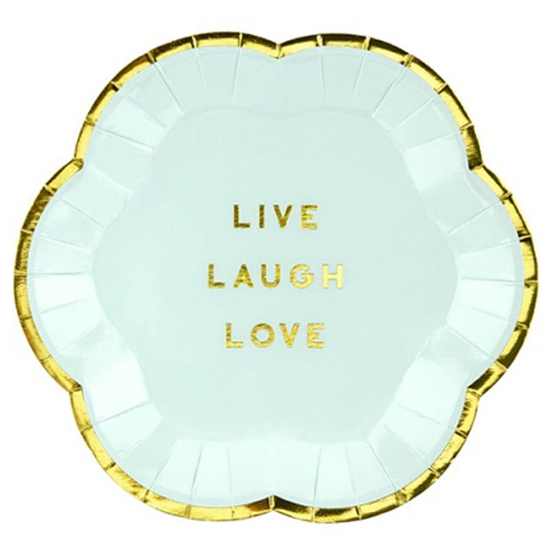 Party Deco - Yummy Plates - Live Laugh Love