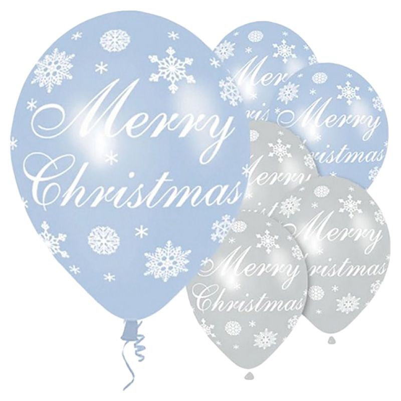 Amscan - Snowflake "Merry Christmas" Balloons - 11"