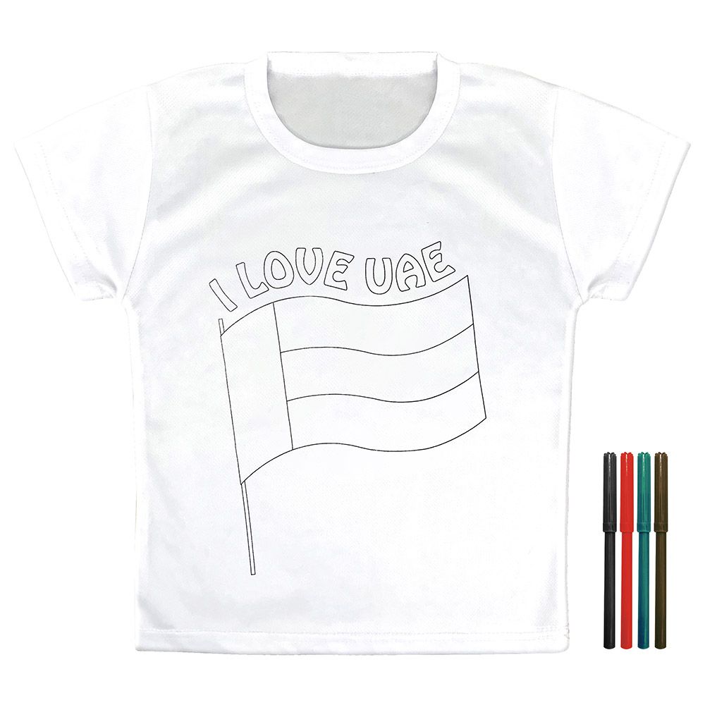 Party Magic - UAE Flag DIY Painting T-shirt