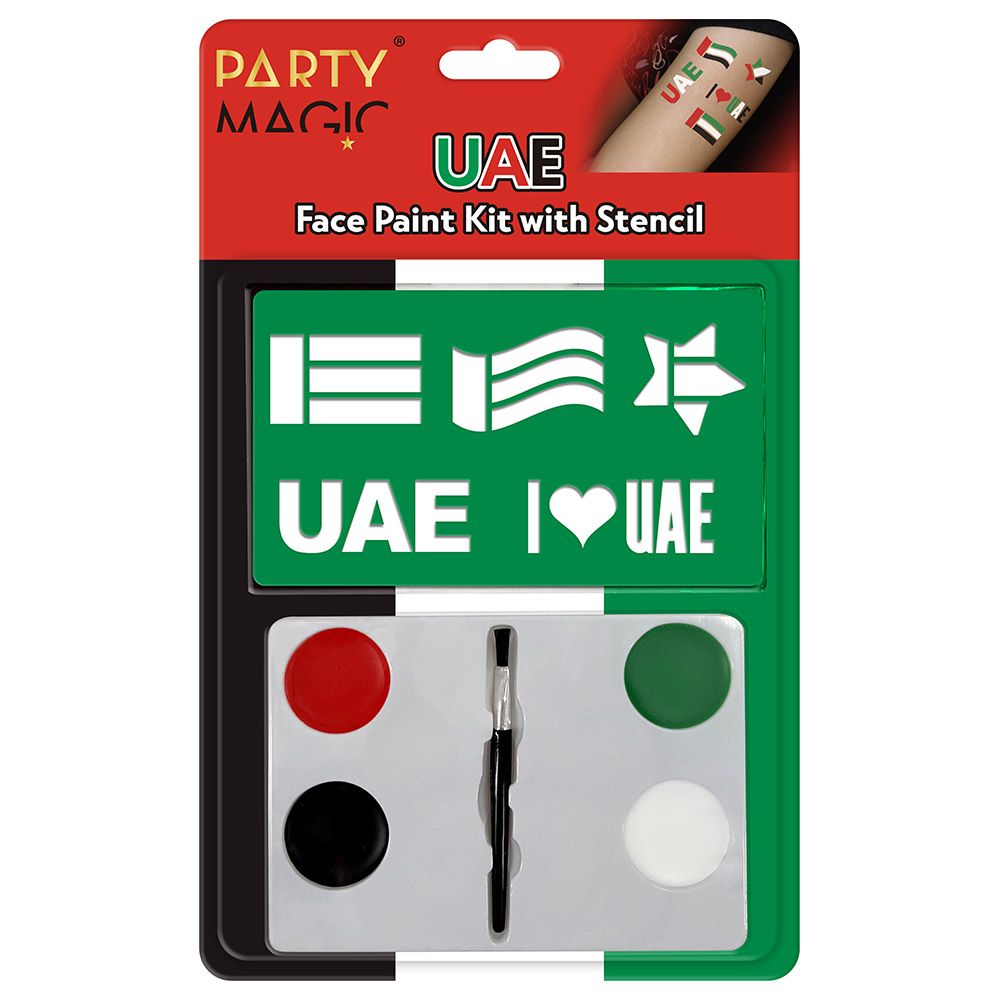 Party Magic - UAE Face Paint Kit W/ Stencil