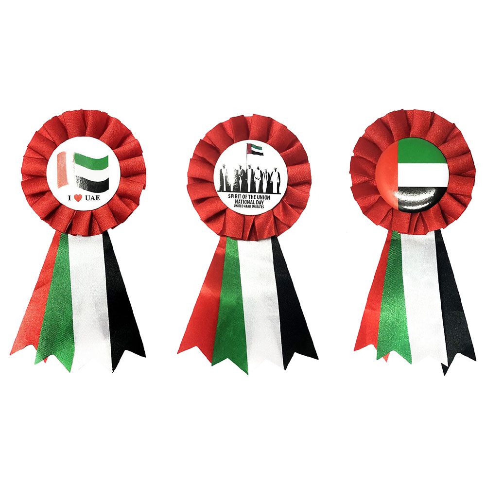 Party Magic - UAE Rosette Badge 2pcs