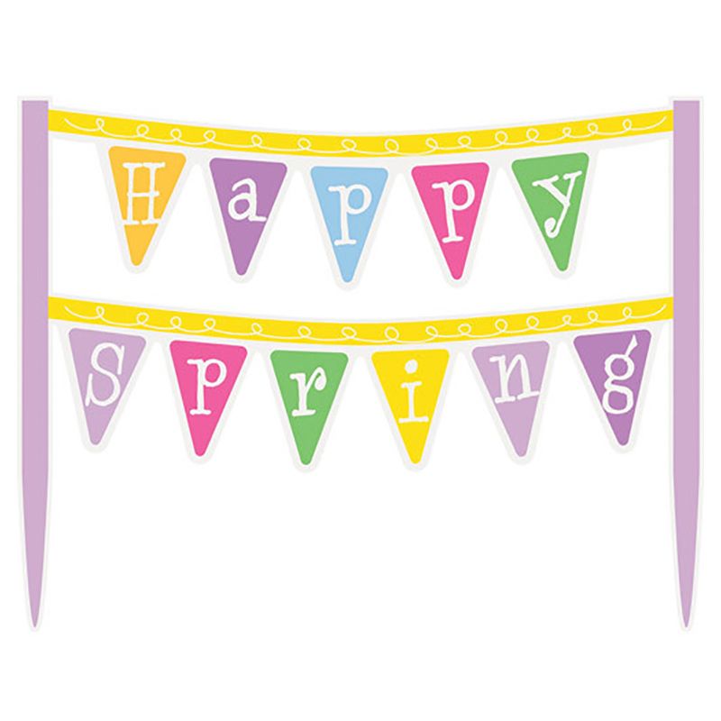 Unique - Happy Spring Cake Banner