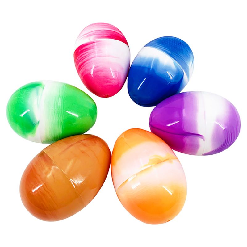 Party Magic - Easter Filler Eggs 8cm Marble Colour 6pcs/Pack