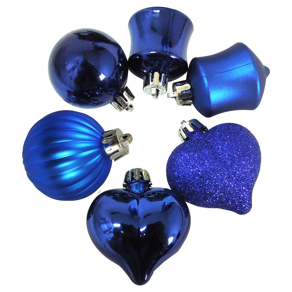 Christmas Magic - Christmas Mini Balls - 24pcs - Blue