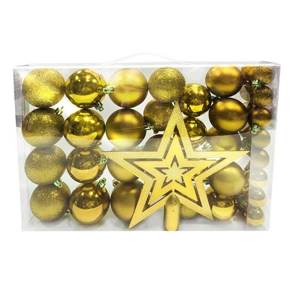 Christmas Magic - Christmas Baubles - Pack of 41 - Gold