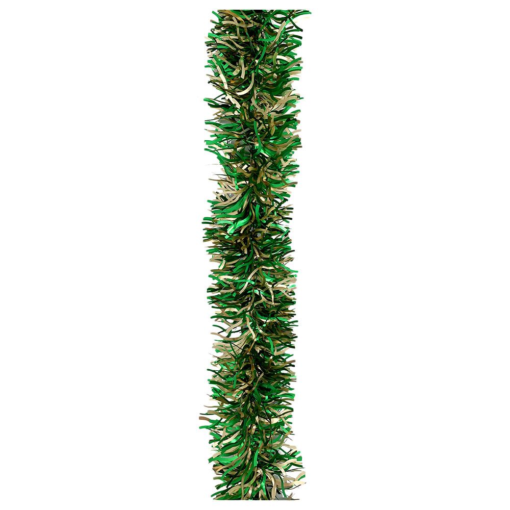 Christmas Magic - Christmas Tinsel - 200x10 cm - Gold & Green