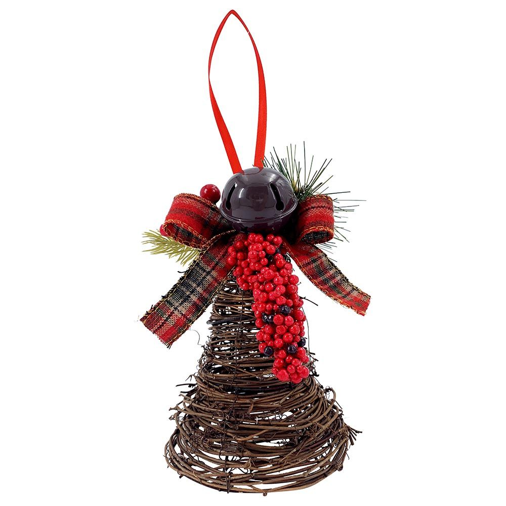 Christmas Magic - Christmas Rattan Bell - 23 cm