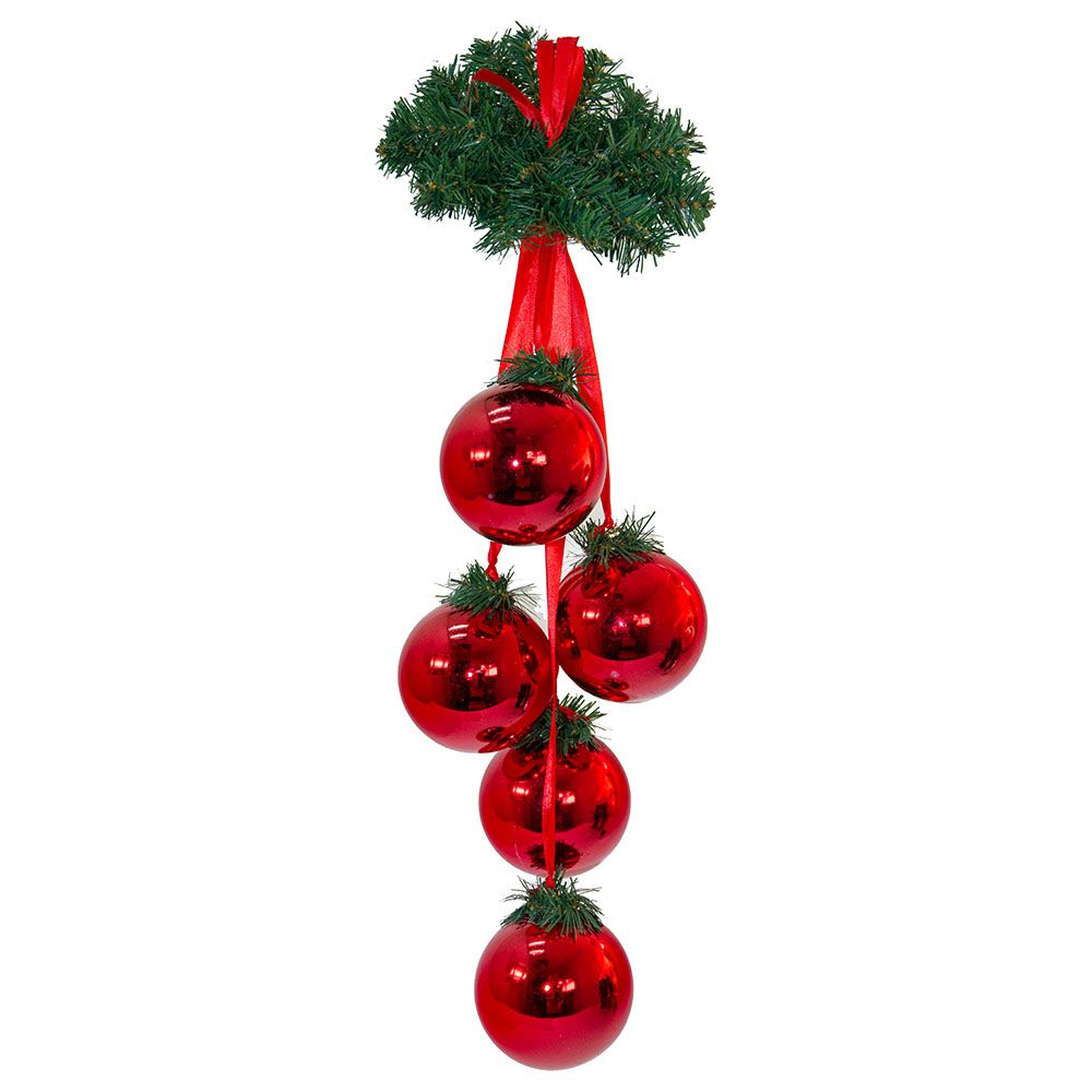 Christmas Magic - Christmas Ball Cluster 50cm - Red