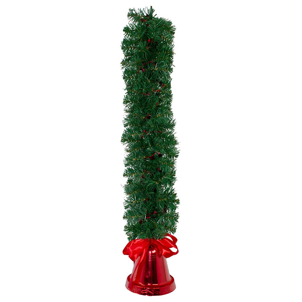 Christmas Magic - Large Bell with Garland - Red