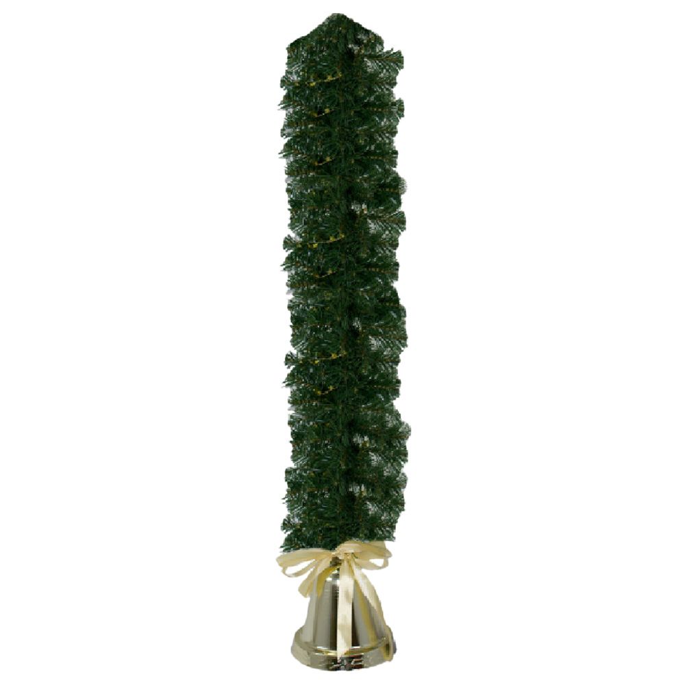 Christmas Magic - Large Bell with Garland - Gold