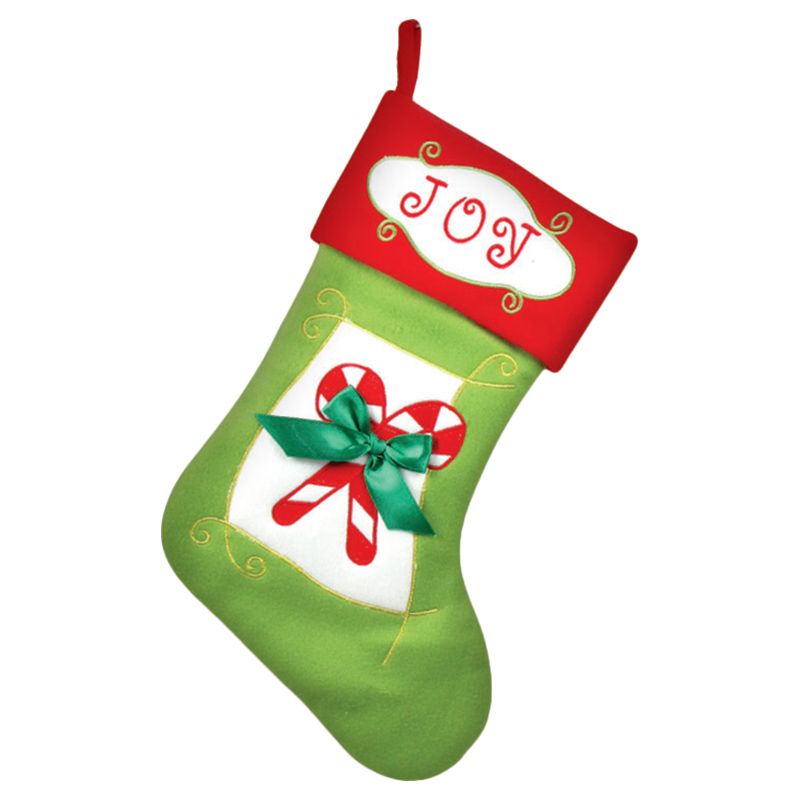 Christmas Magic - Joy Xmas Stocking - Green