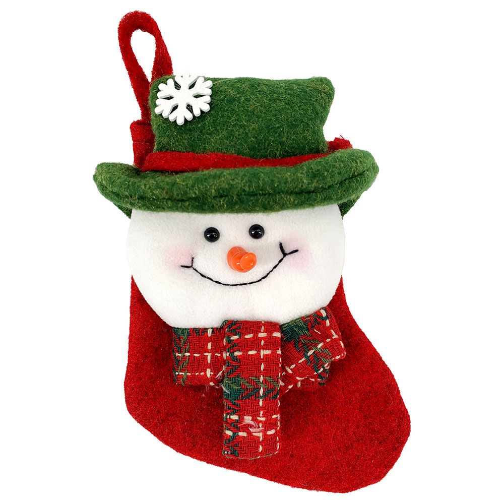 Christmas Magic - Christmas Snowman Stocking - 23 cm