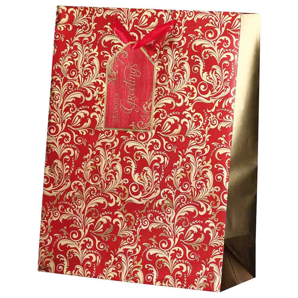 Tom Smith - Rich Traditions Gift Bag Large - Red