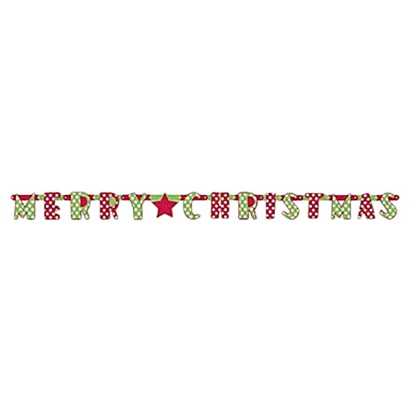 Unique - Christmas Dots Jointed Banner 5ft