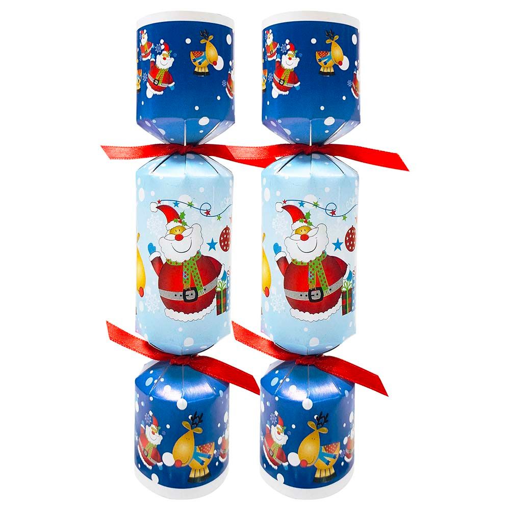 Christmas Magic - 50pcs Christmas Snow Man Crackers 6.5-inch - Blue