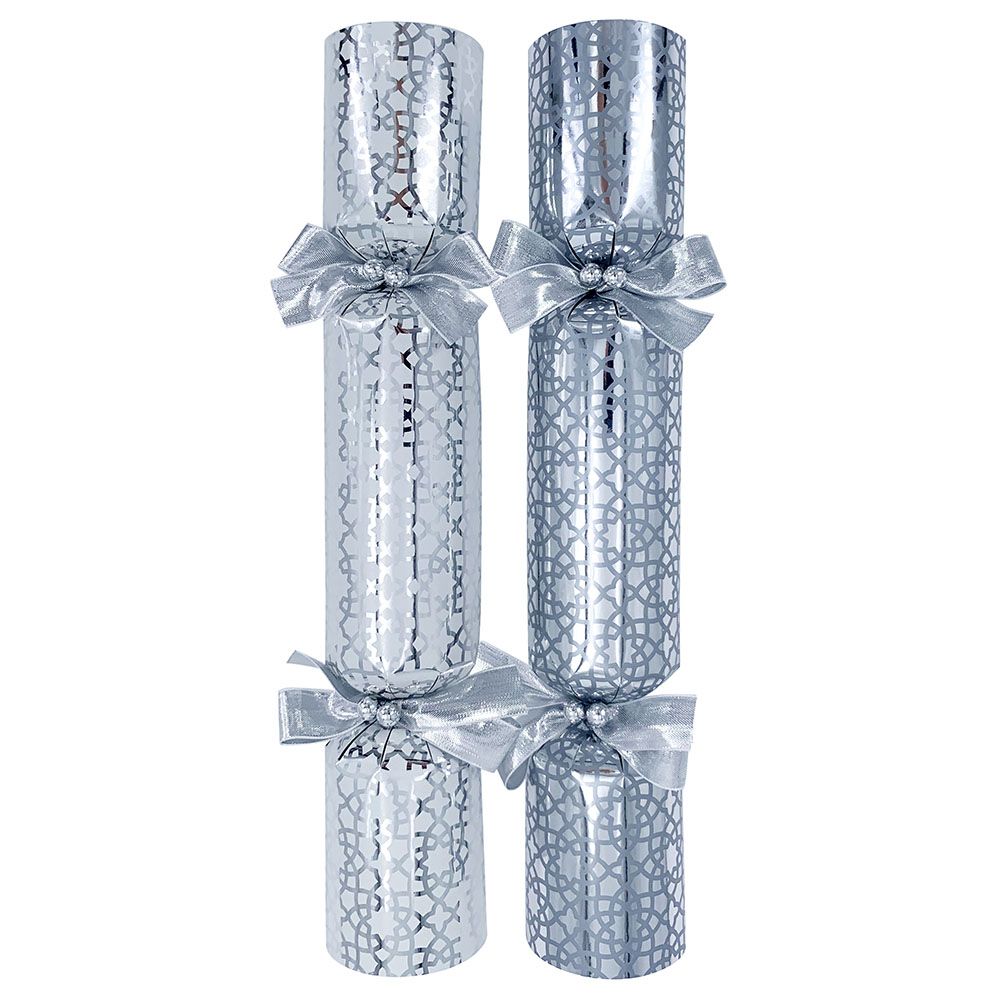 Christmas Magic - Luxury Crackers - 50pcs - 12-inch - Silver