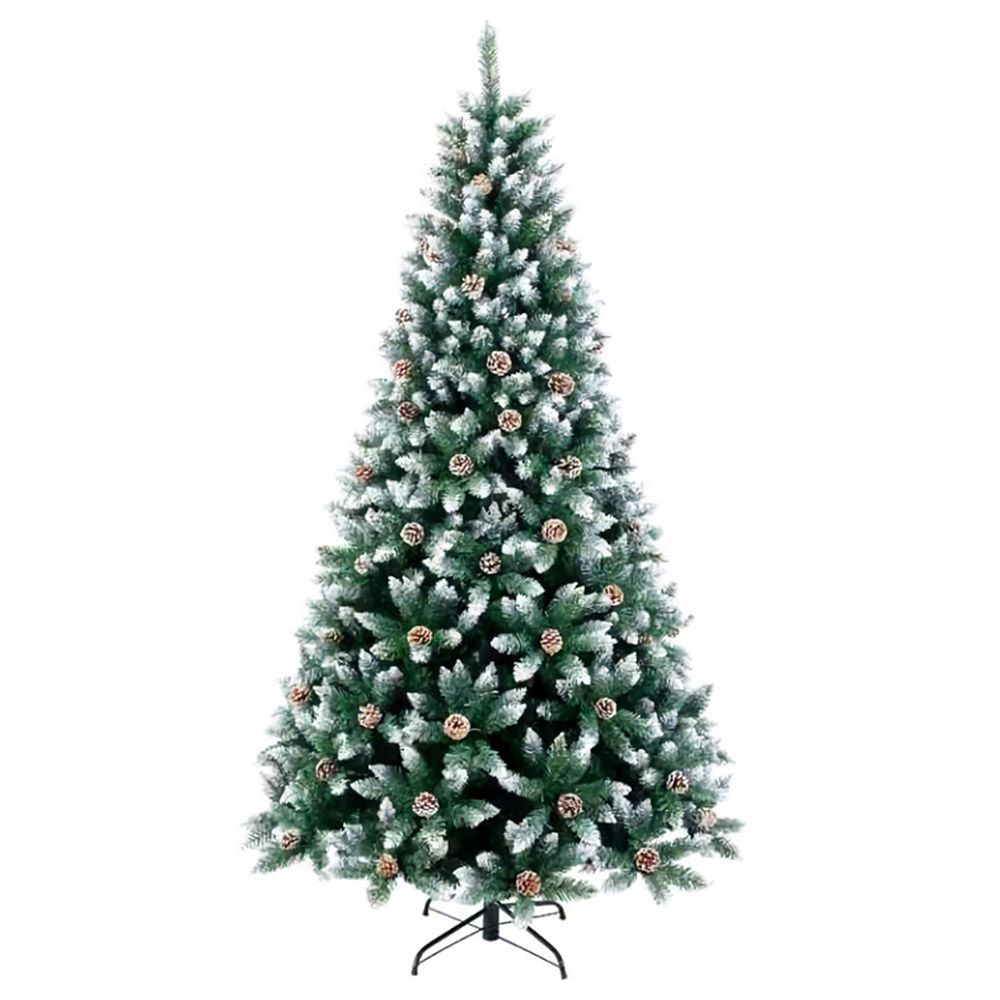 Party Magic - Christmas Tree w/ Snow Tips & Pinecone 6ft 