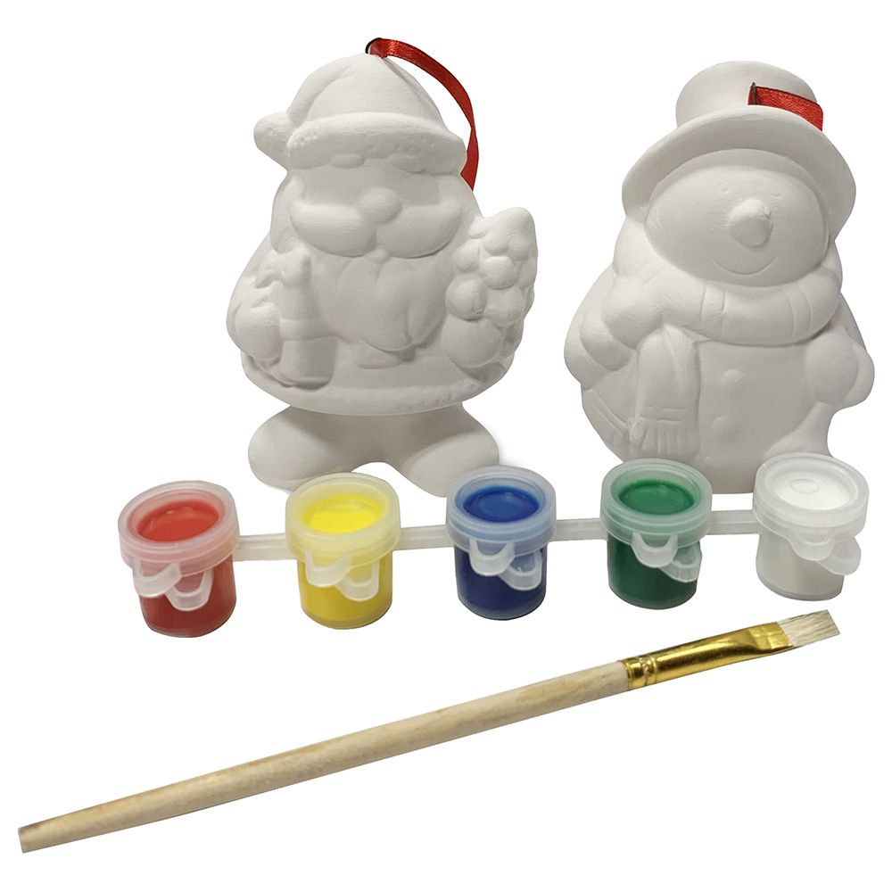 Christmas Magic - Santa & Snowman Paint Pack of 2