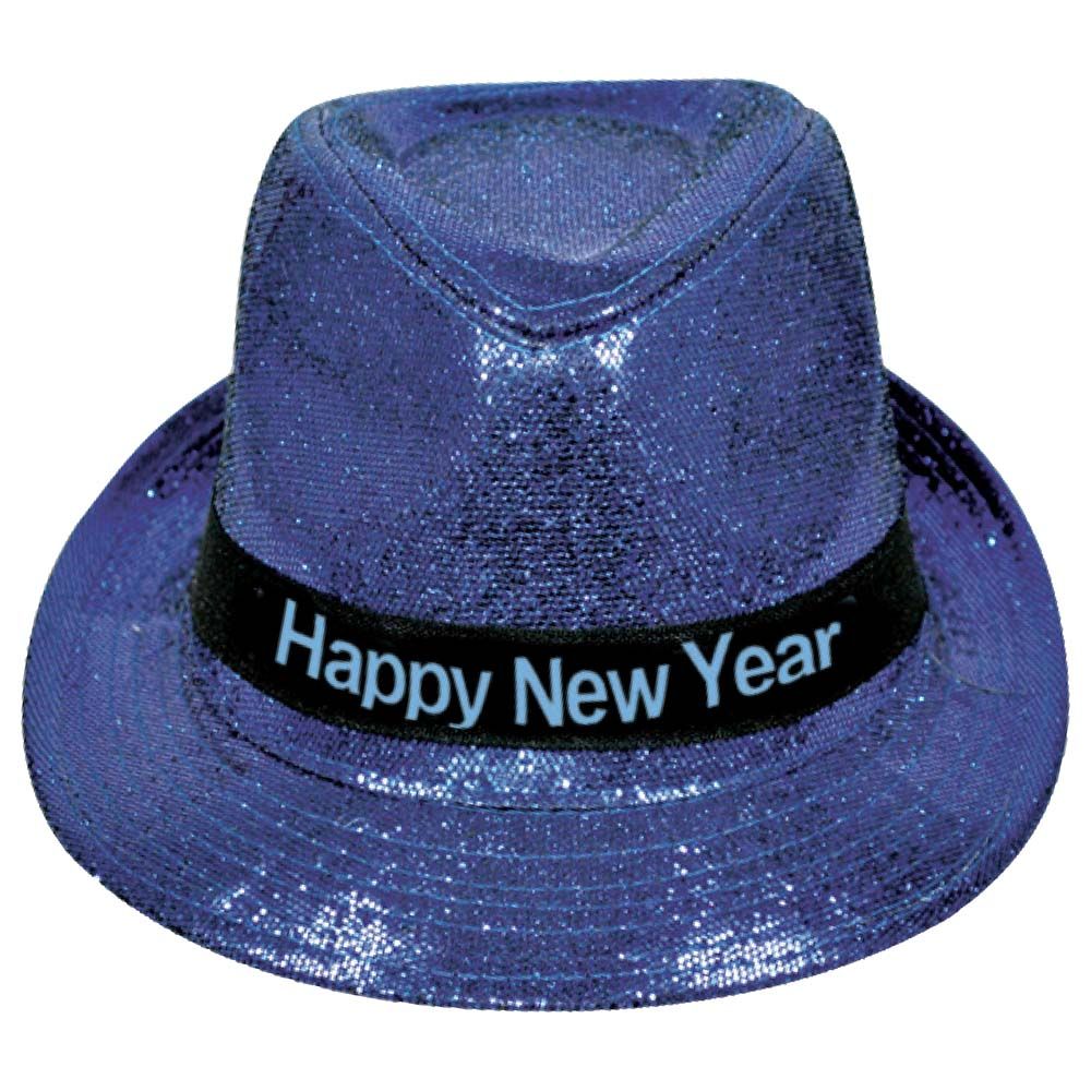 Party Magic - Deluxe Blue Fabric Top Hat