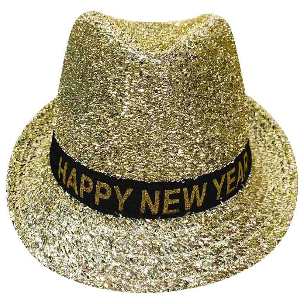 Party Magic - Tinsel Top Hat Gold