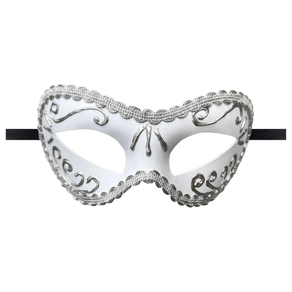 Party Magic - Adult New Year Eye Mask - White